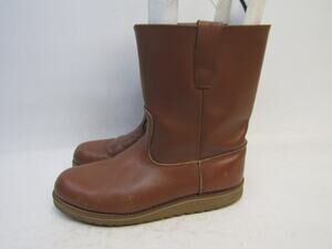 Honcho Mens Size 12 D Brown Leather Roper Cowboy Western Boots